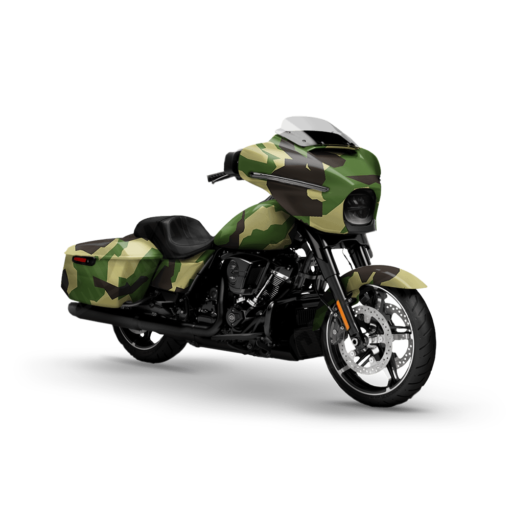 Erratic Jungle Motorcycle Camo Vinyl Wrap