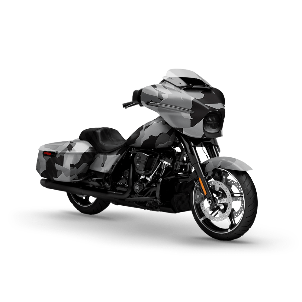 Erratic Urban Night Motorcycle Camo Vinyl Wrap
