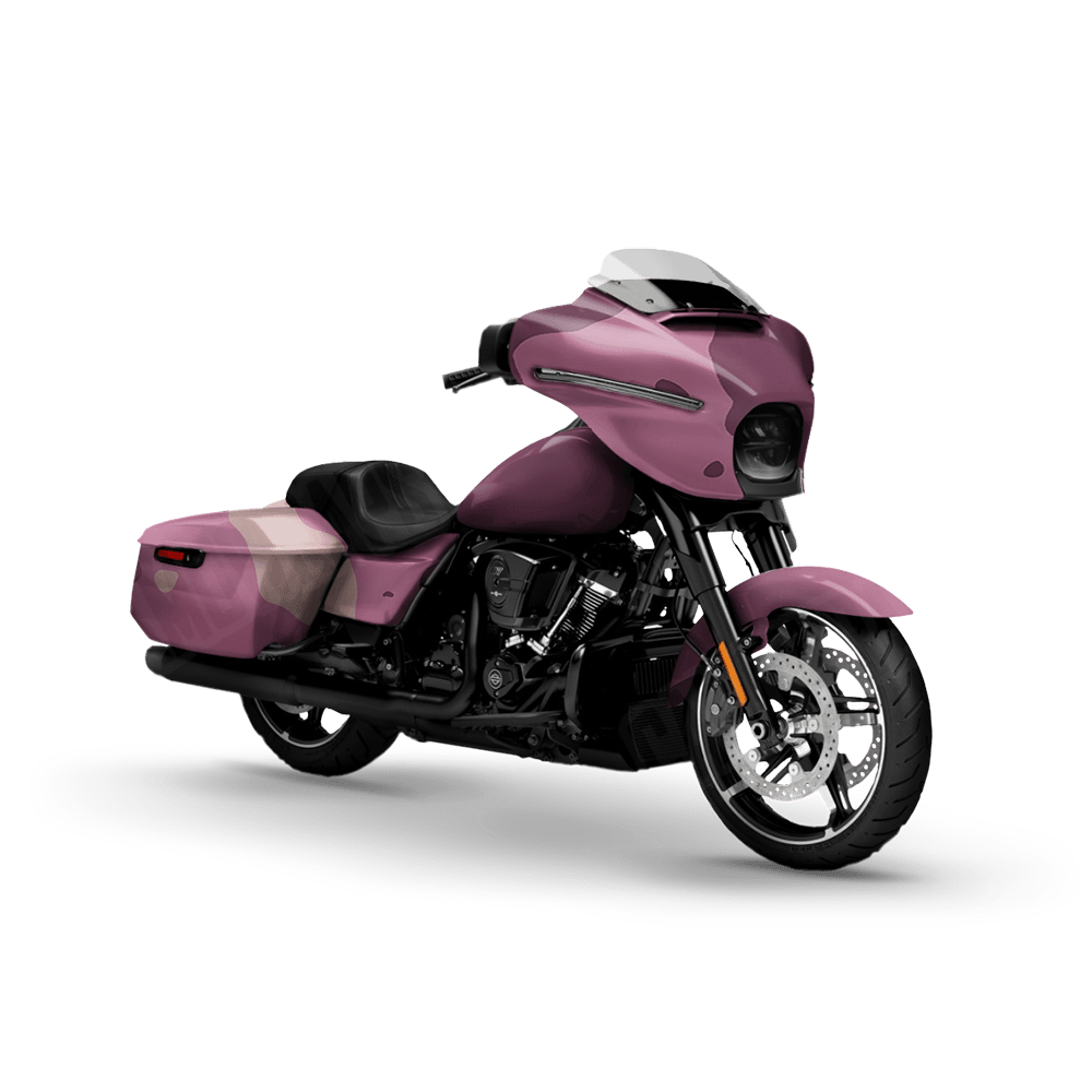 Jumbo Cumulus Floral Motorcycle Camo Vinyl Wrap