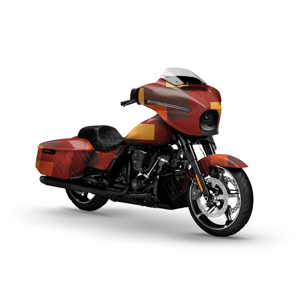 Pixel Autumn Motorcycle Wraps