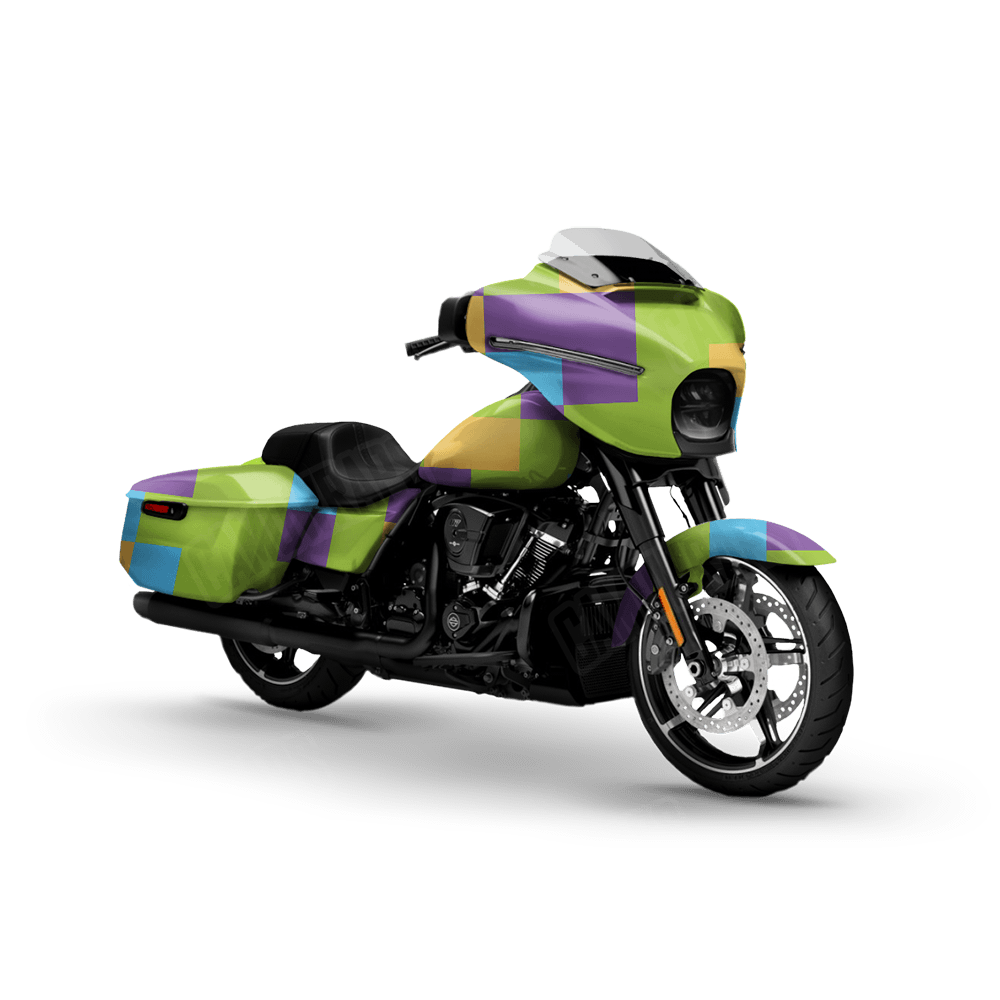 Pixel Carnival Motorcycle Wraps