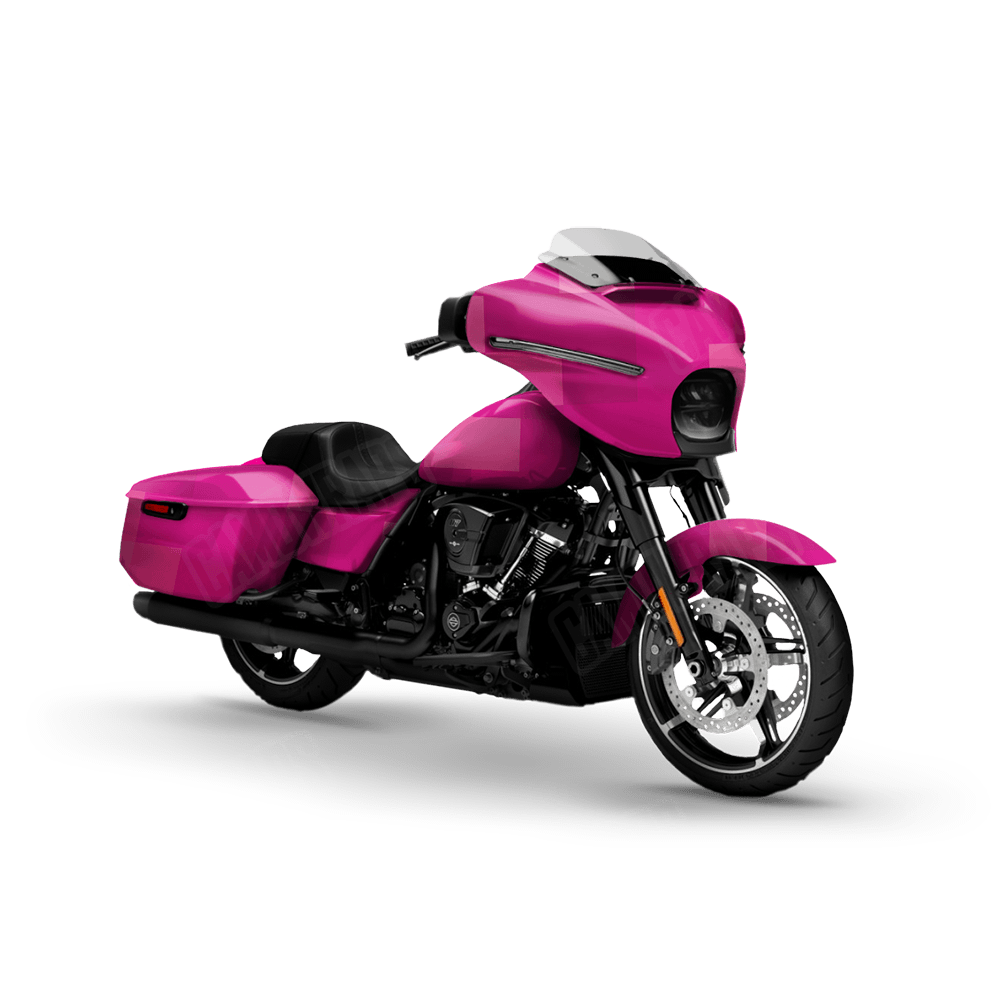 Pixel Elite Magenta Motorcycle Wraps