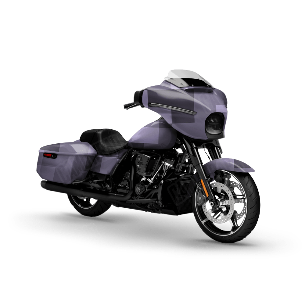 Pixel Lilac Motorcycle Wraps