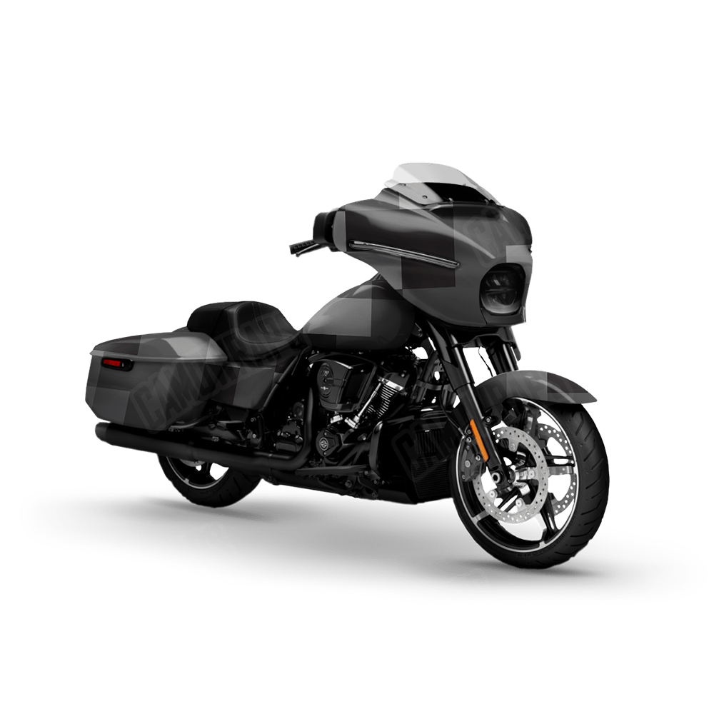Pixel Midnight Motorcycle Wraps