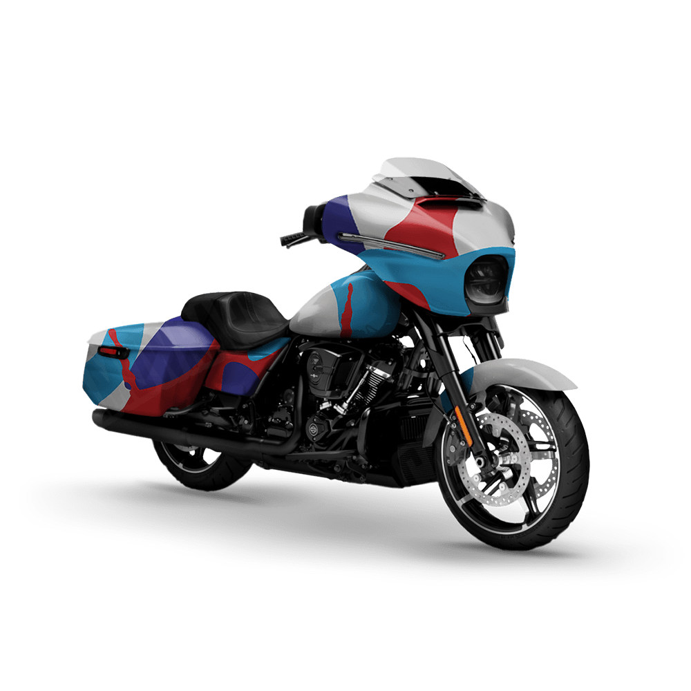 Jumbo Ragged M Series Motorcycle Camo Vinyl Wrap
