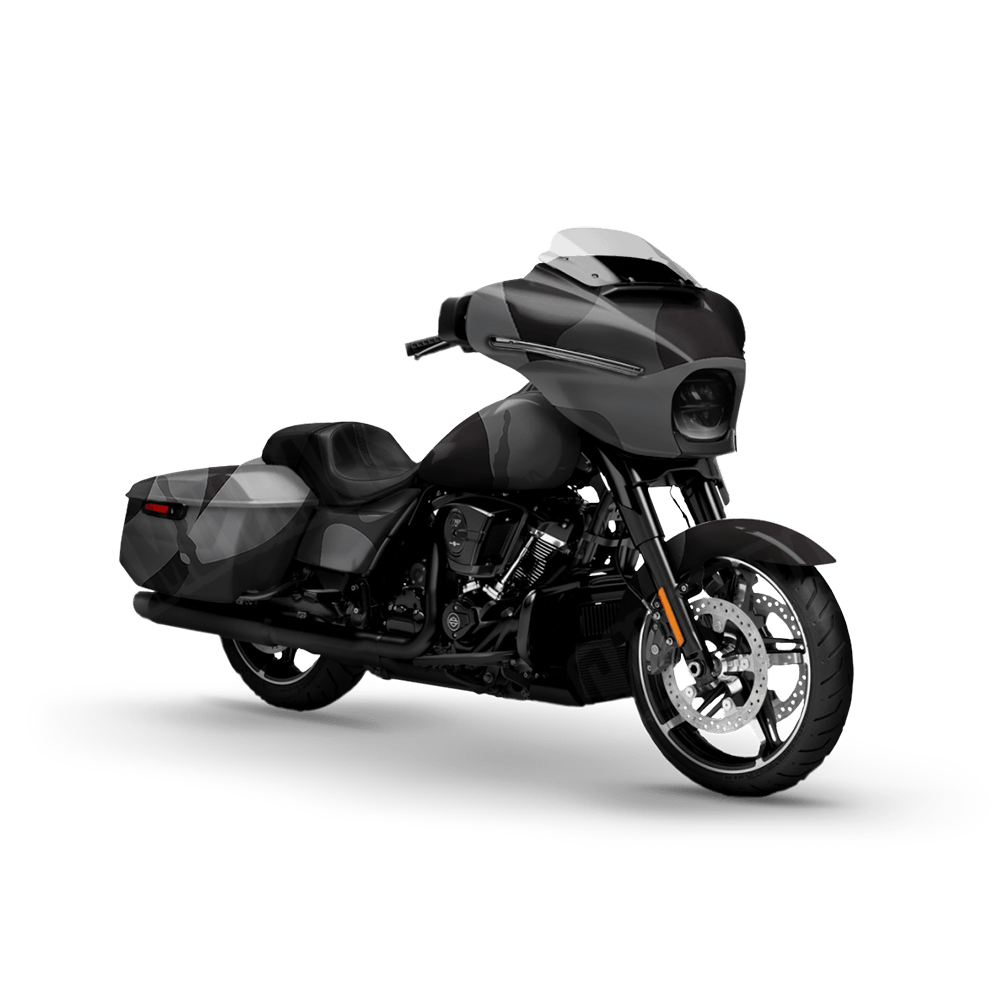 Jumbo Ragged Midnight Motorcycle Camo Vinyl Wrap