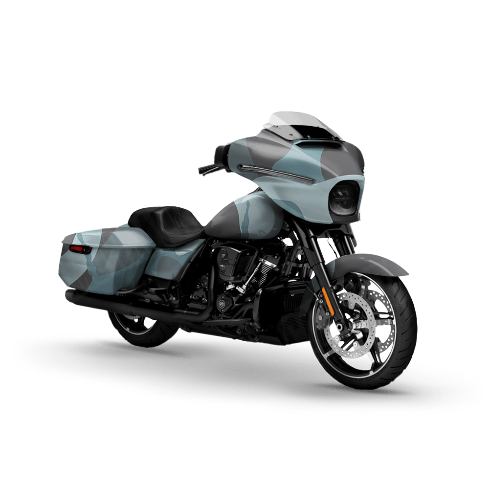 Jumbo Ragged Overcast Motorcycle Camo Vinyl Wrap