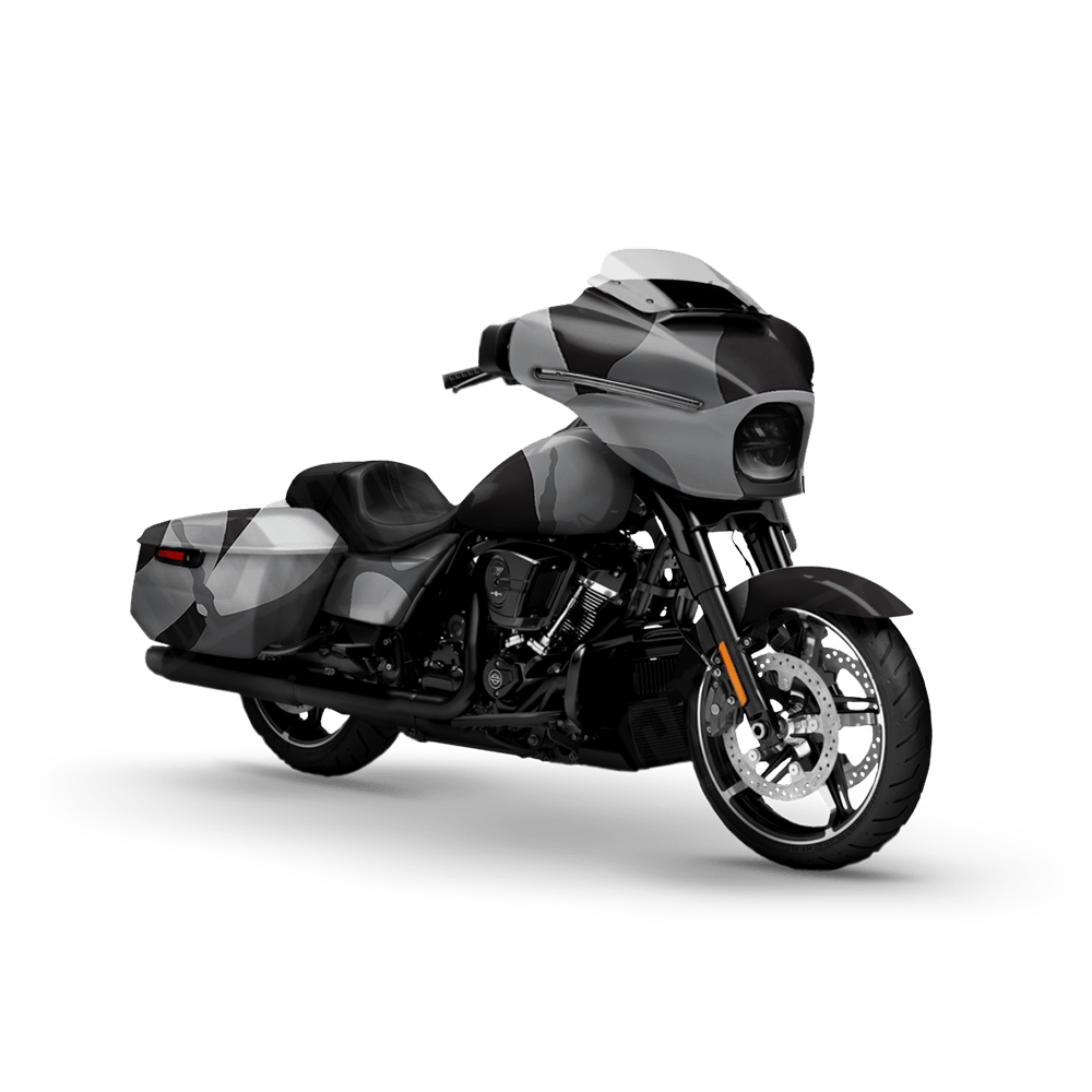 Jumbo Ragged Urban Night Motorcycle Camo Vinyl Wrap