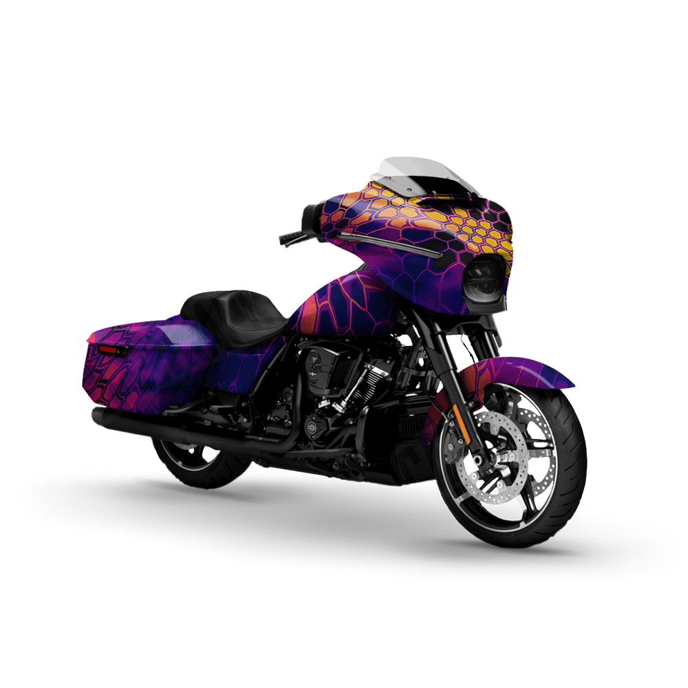 Kryptek Infrared Motorcycle Camo Vinyl Wrap