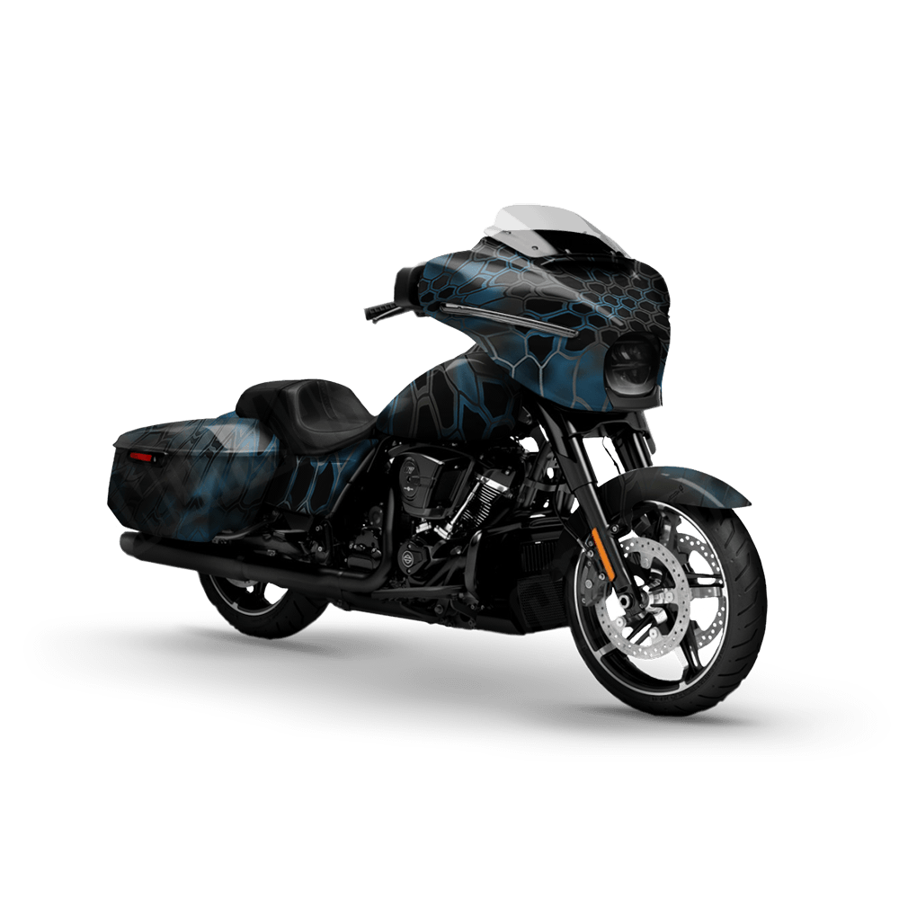 Kryptek Neptune Motorcycle Camo Vinyl Wrap