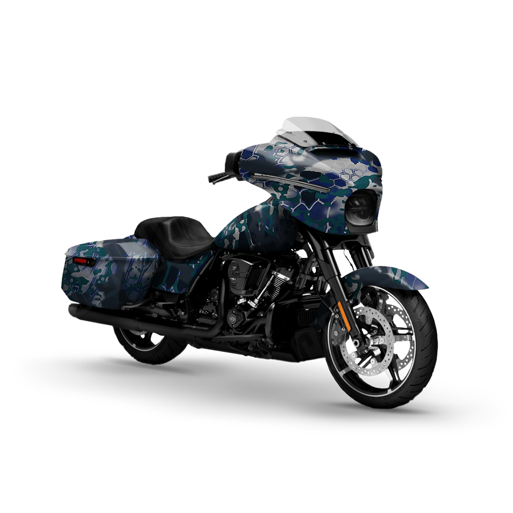 Kryptek Obskura Oceanus Motorcycle Camo Vinyl Wrap