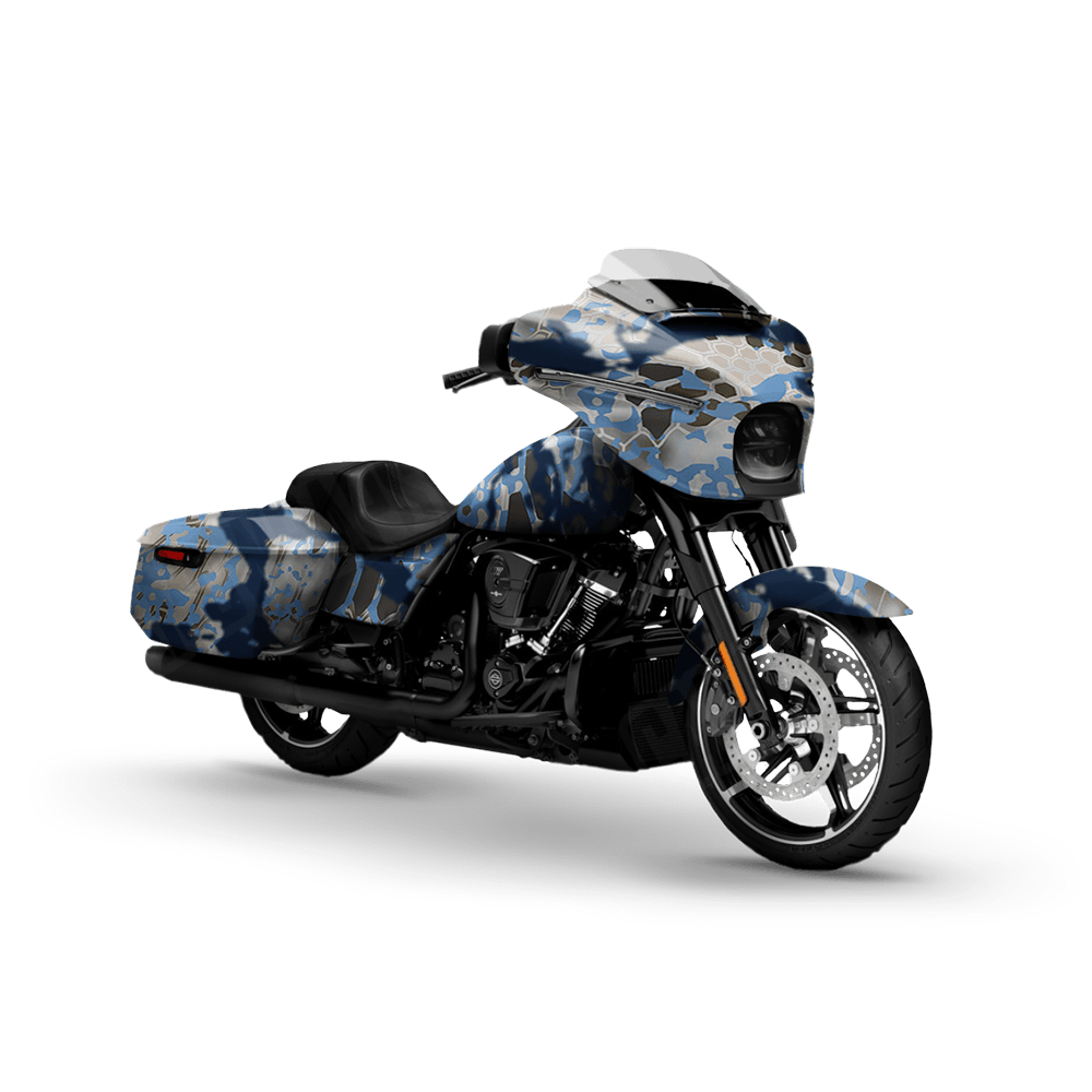 Kryptek Obskura Signa Motorcycle Camo Vinyl Wrap