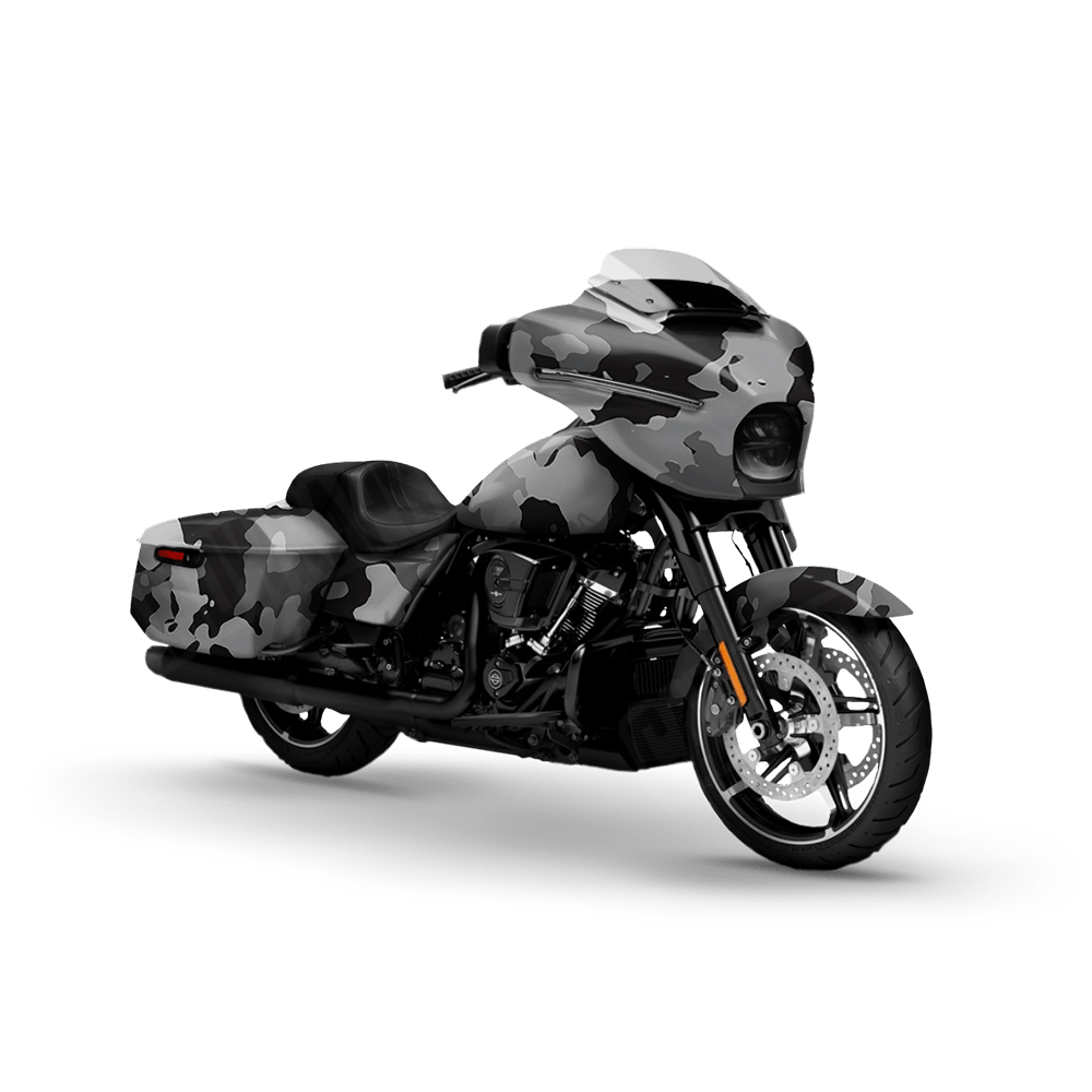 Large Cumulus Urban Night Motorcycle Camo Vinyl Wrap