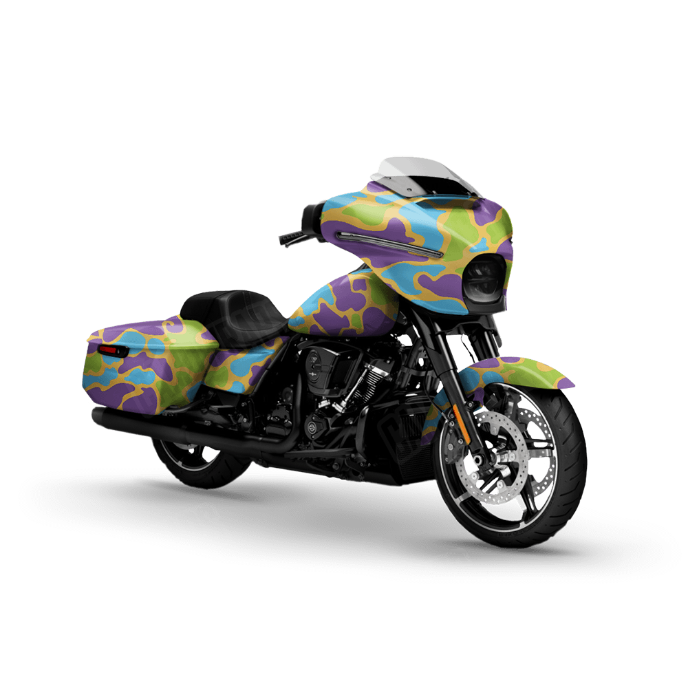 Old School Duck Carnival Motorcycle Wraps