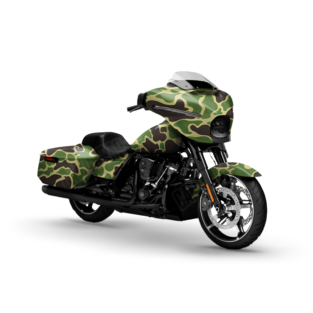 Old School Duck Jungle Motorcycle Wraps