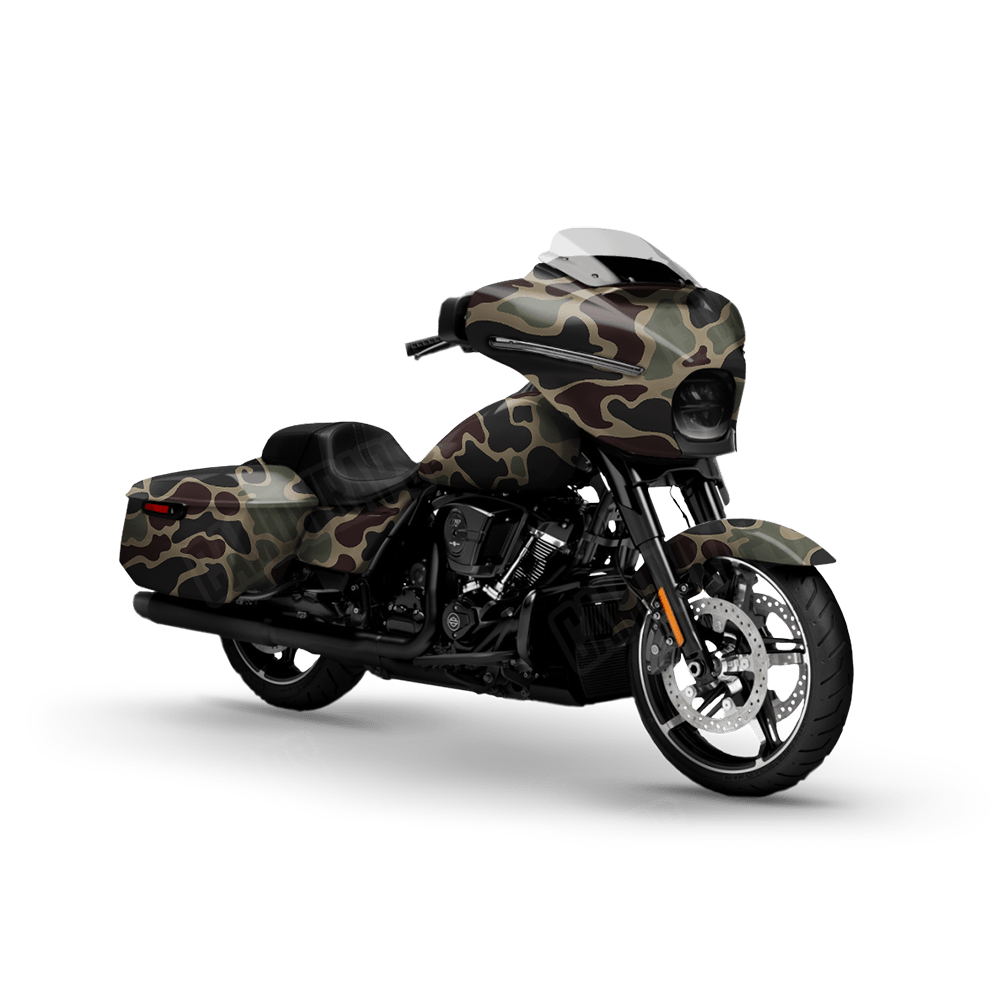 Old School Duck Militant Blood Motorcycle Wraps