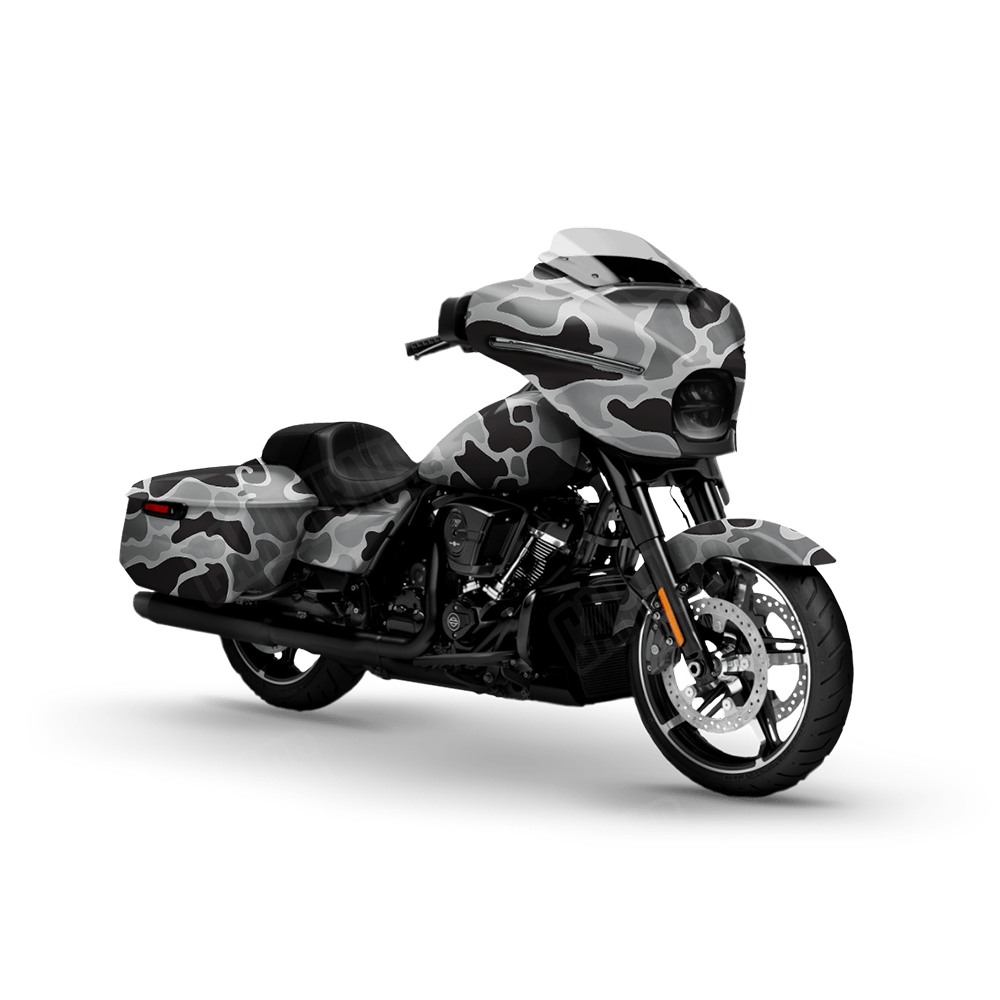 Old School Duck Urban Night Motorcycle Wraps