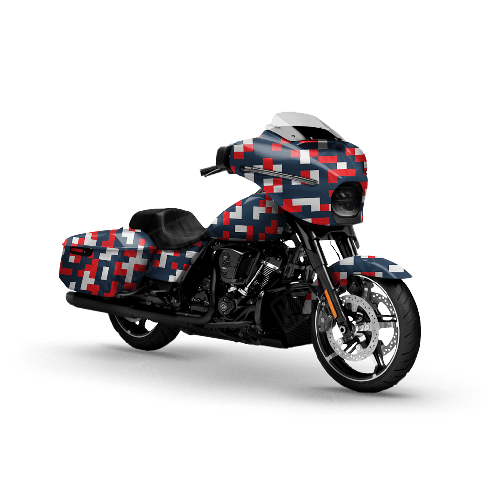 Pixel America Motorcycle Wraps