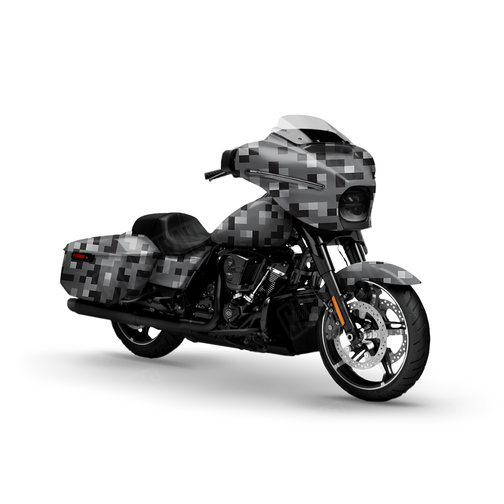 Pixel Urban Night Motorcycle Wraps
