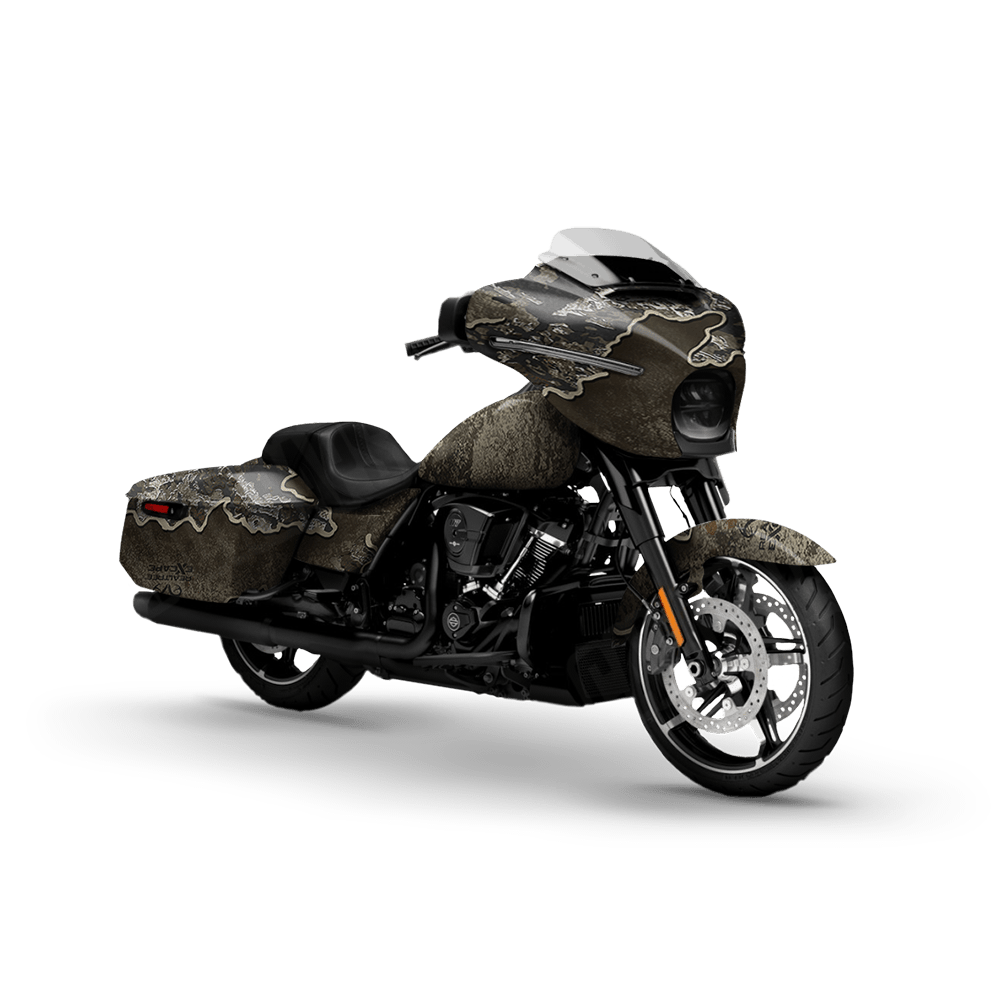 Large Realtree Excape Motorcycle Camo Vinyl Wrap