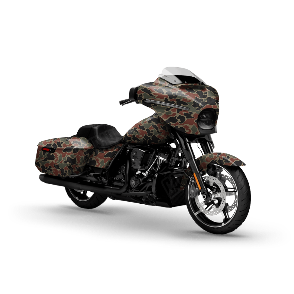 Old School Duck Militant Copper Motorcycle Wraps