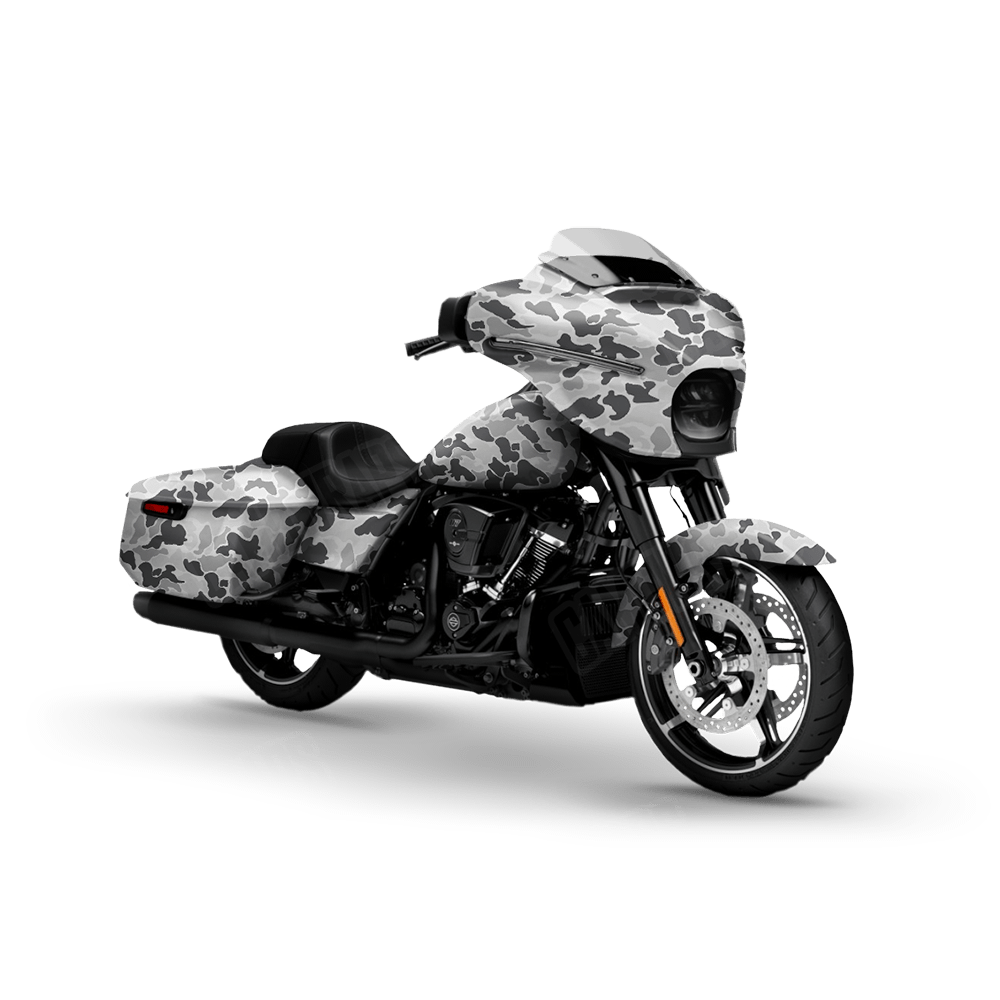 Old School Duck Snow Motorcycle Wraps