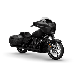 Pasted Elite Black Motorcycle Camo Vinyl Wrap