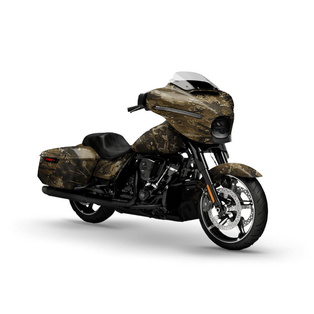 RELV X1 Harvester Motorcycle Camo Vinyl Wrap