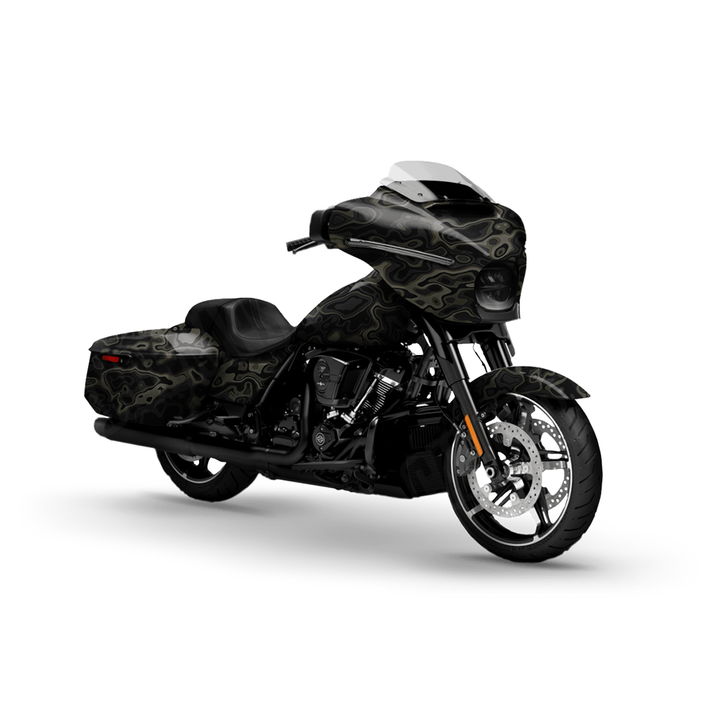 RELV X1 Marauder Motorcycle Camo Vinyl Wrap