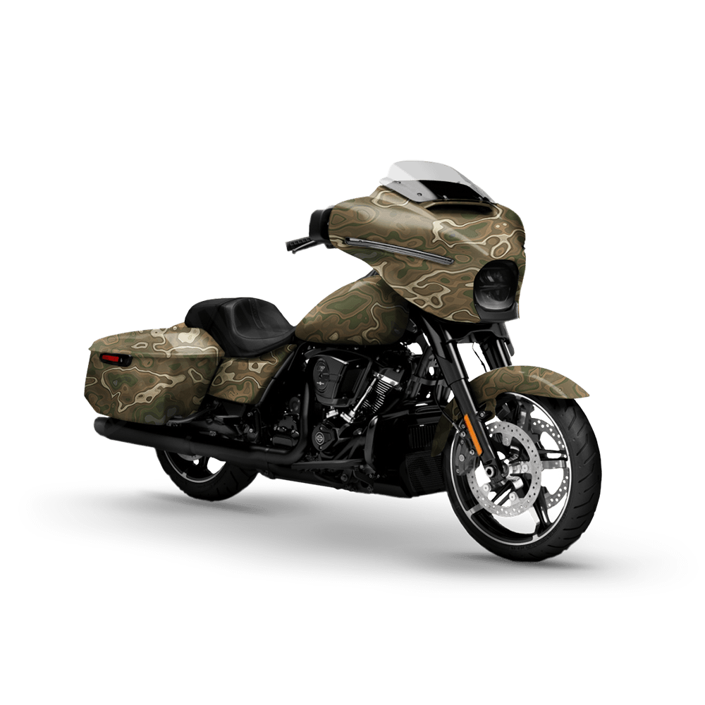 RELV X1 Moab Motorcycle Camo Vinyl Wrap
