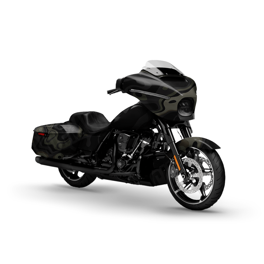 RELV X3 Marauder Motorcycle Camo Vinyl Wrap