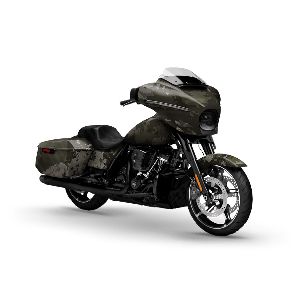 RELV X3 Tunnel Rat Motorcycle Camo Vinyl Wrap