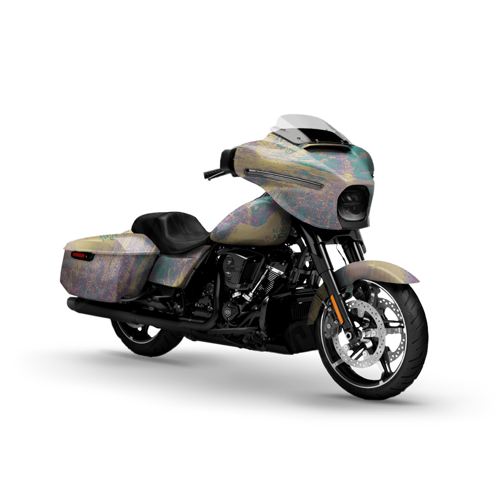 Realtree Aspect Easter Motorcycle Camo Vinyl Wrap