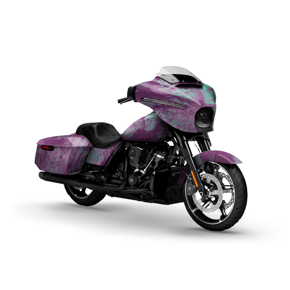 Realtree Aspect Ocean Spray Motorcycle Camo Vinyl Wrap
