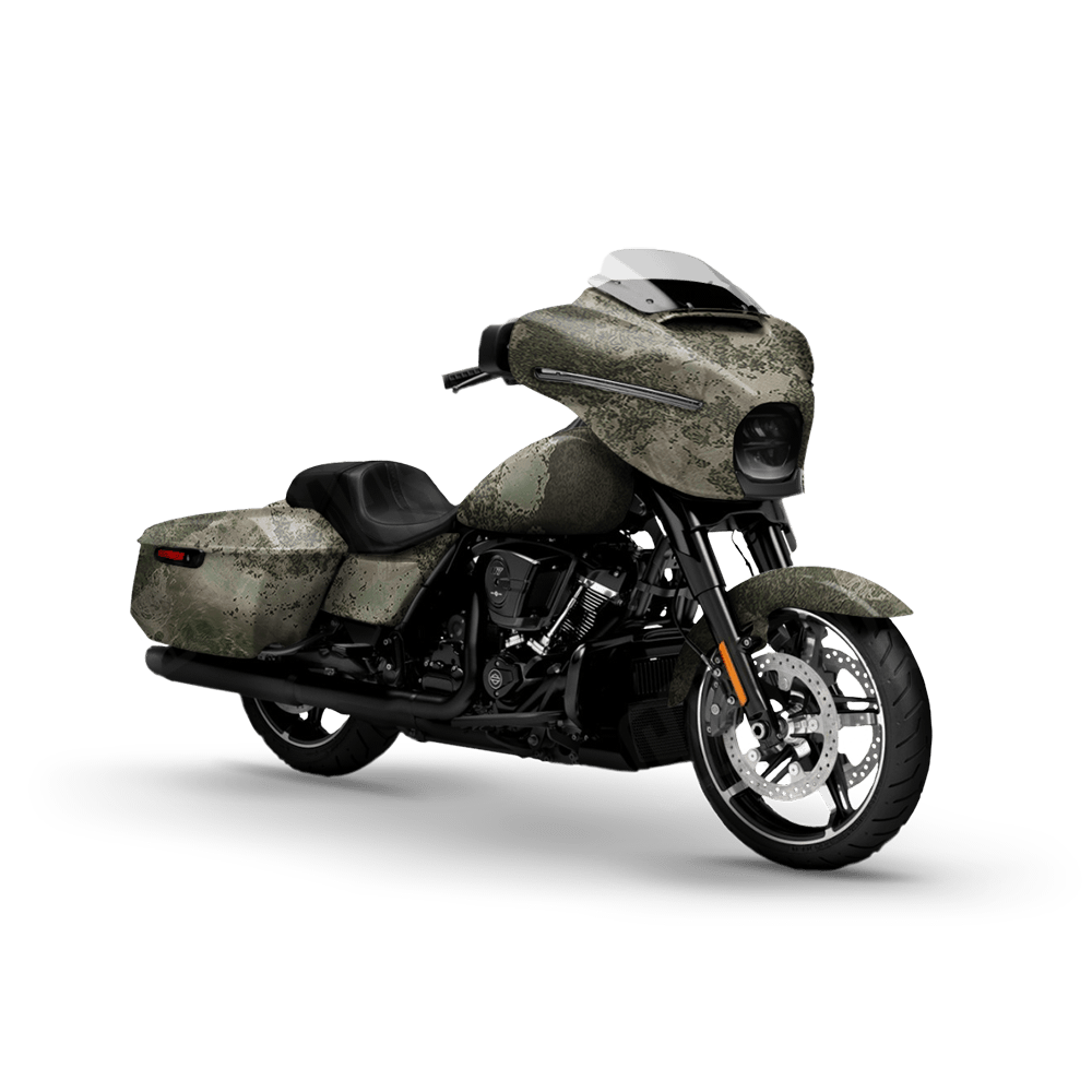 Realtree XTREME Marsh Motorcycle Camo Vinyl Wrap