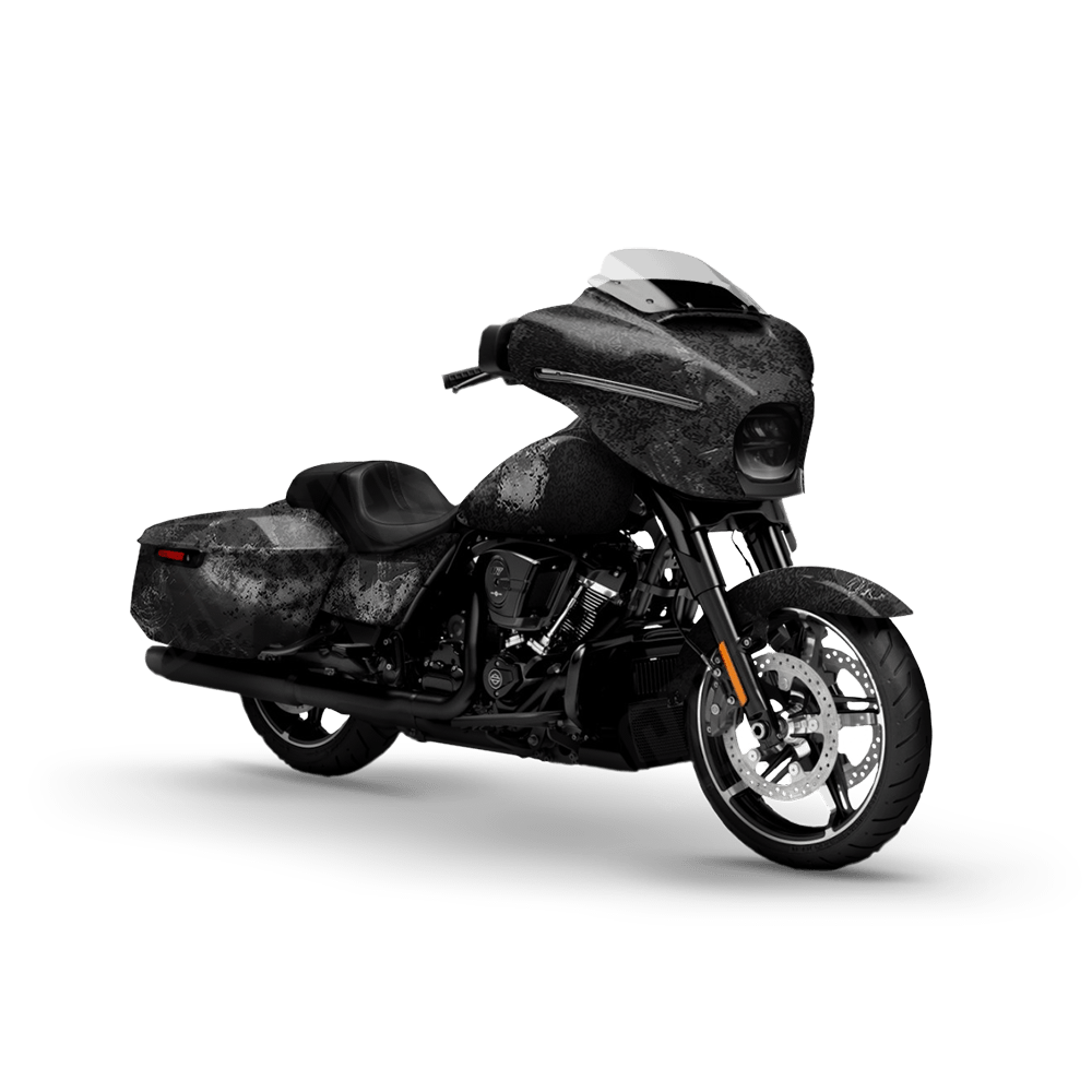 Realtree XTREME Midnight Motorcycle Camo Vinyl Wrap