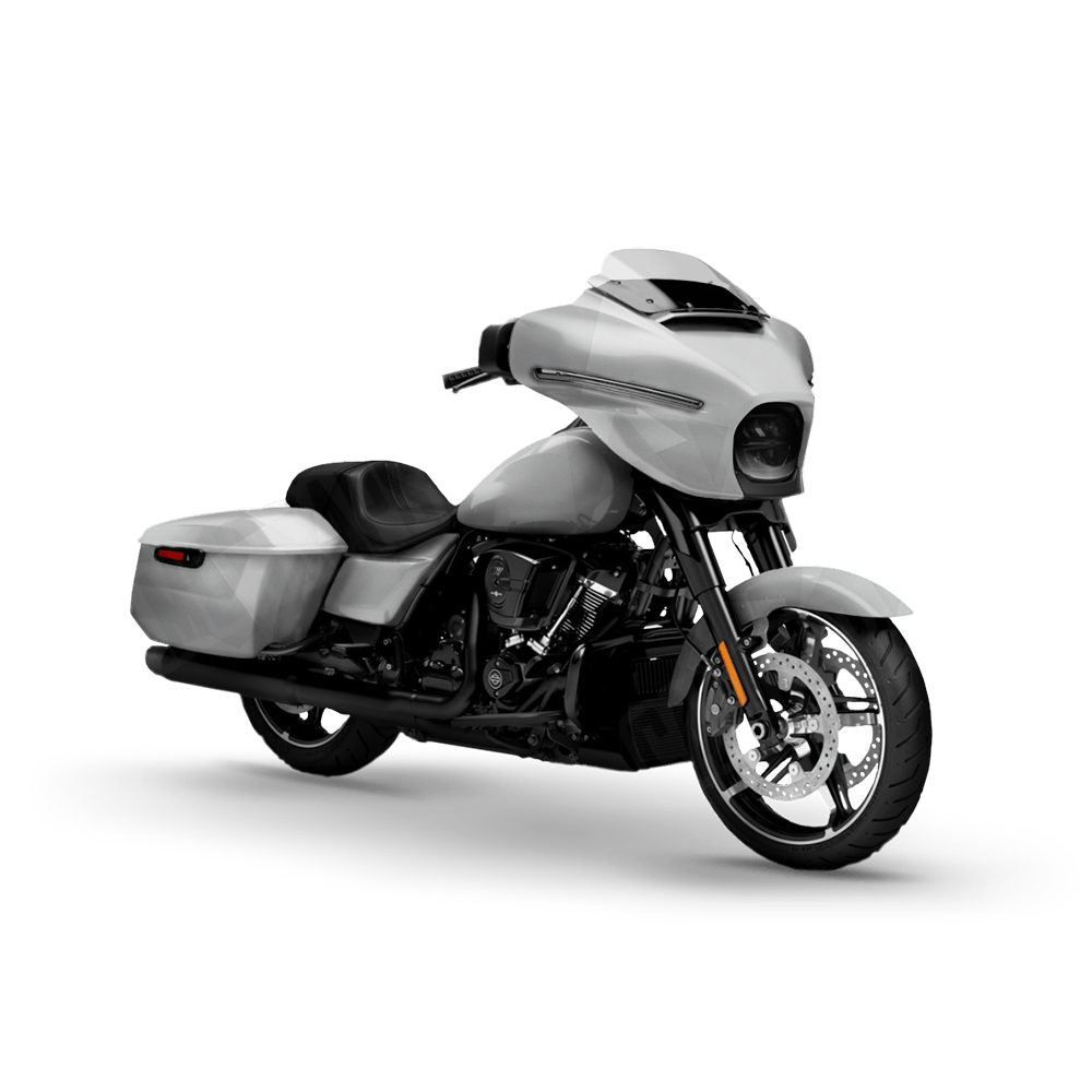 Shattered Elite White Motorcycle Camo Vinyl Wrap