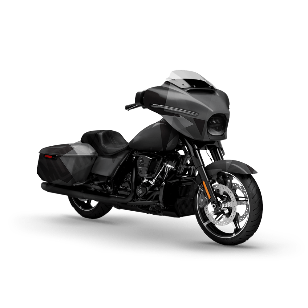 Shattered Midnight Motorcycle Camo Vinyl Wrap