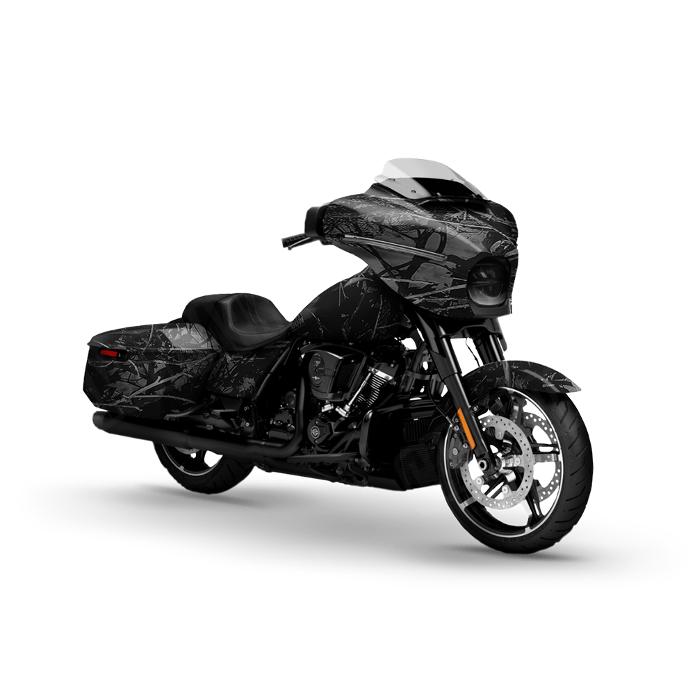 Sirphis Harvest Moon Motorcycle Camo Vinyl Wrap