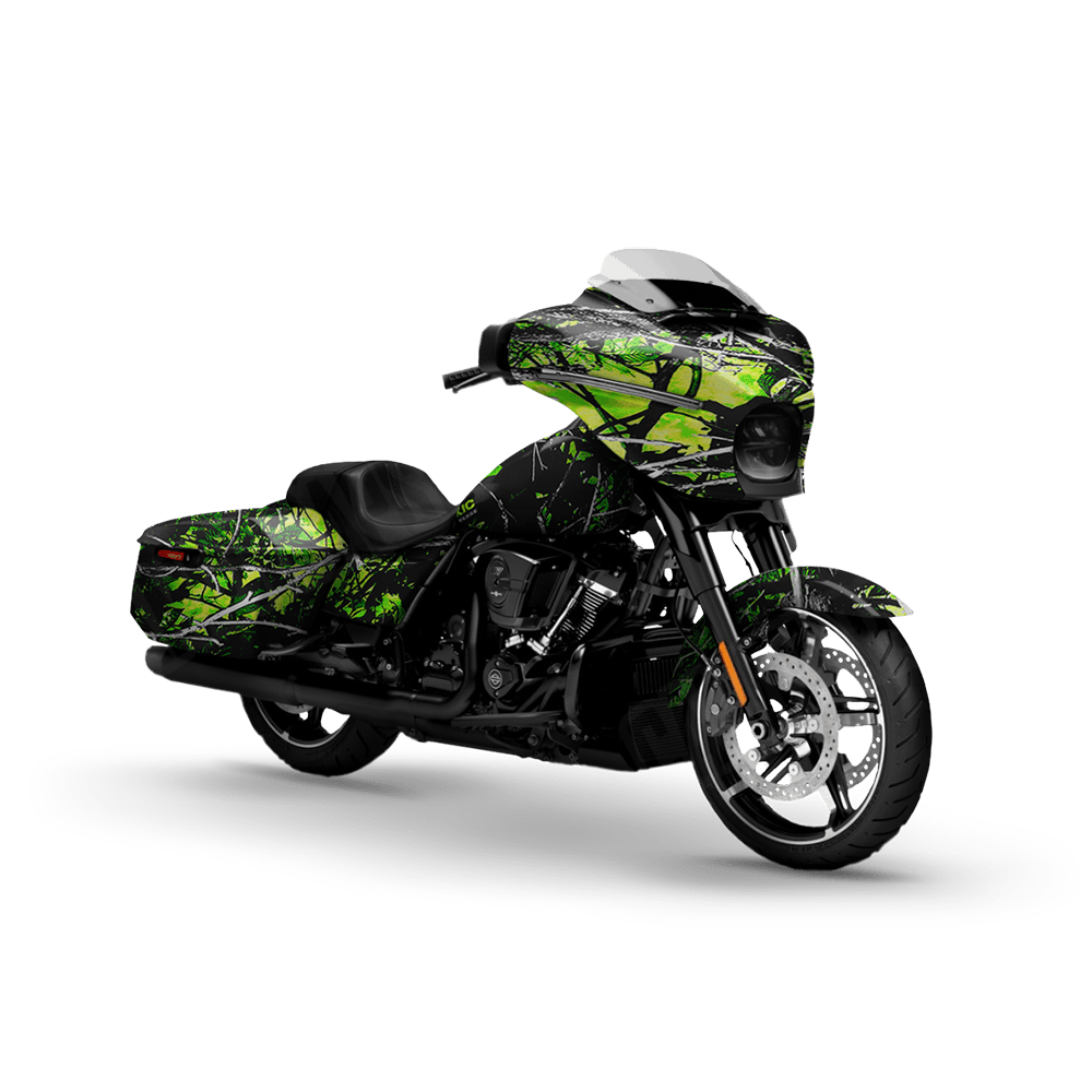 Sirphis Toxic Motorcycle Camo Vinyl Wrap