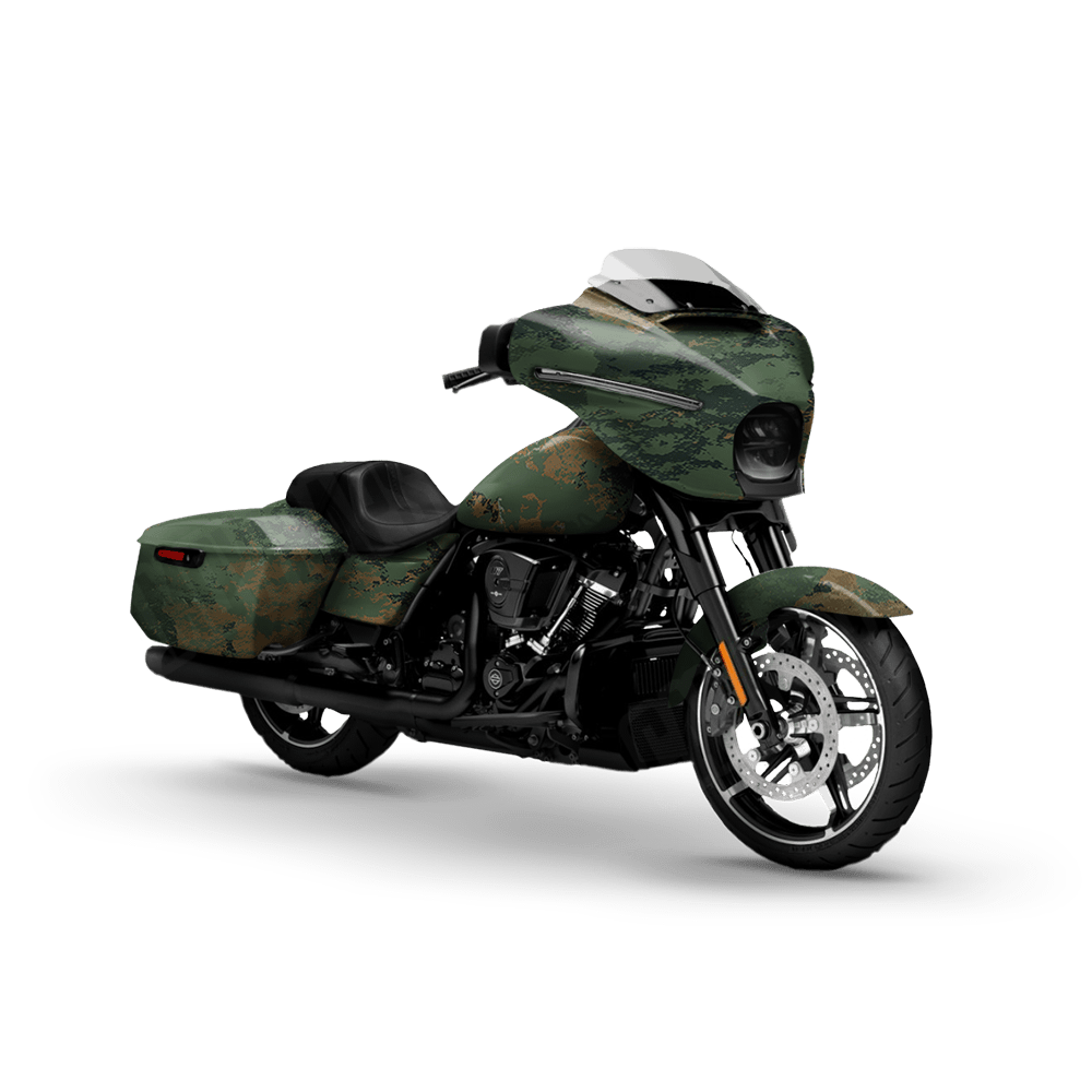 Substrate Semper Fi Camo Motorcycle Vinyl Wrap