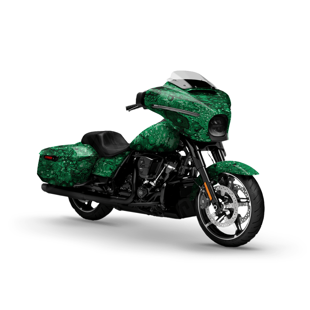 Toadaflage Green Motorcycle Camo Vinyl Wrap
