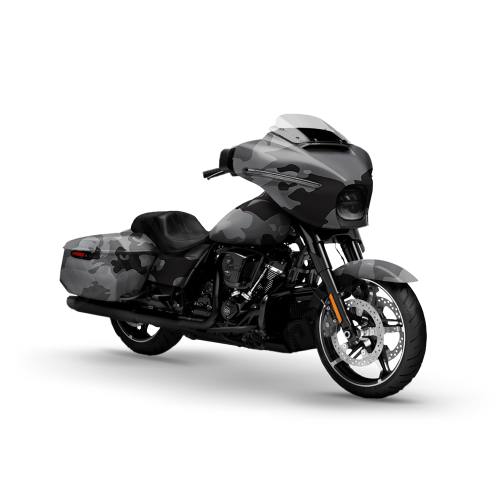 Treetop Urban Night Motorcycle Camo Vinyl Wrap