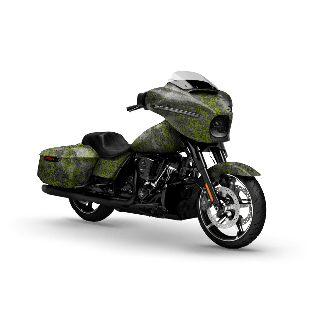 Veil Moss Monster Motorcycle Camo Vinyl Wrap