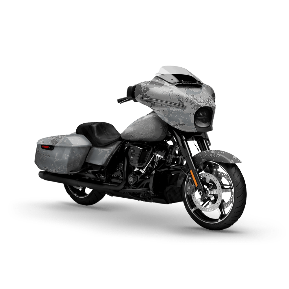 Veil Ops Polar Motorcycle Camo Vinyl Wrap
