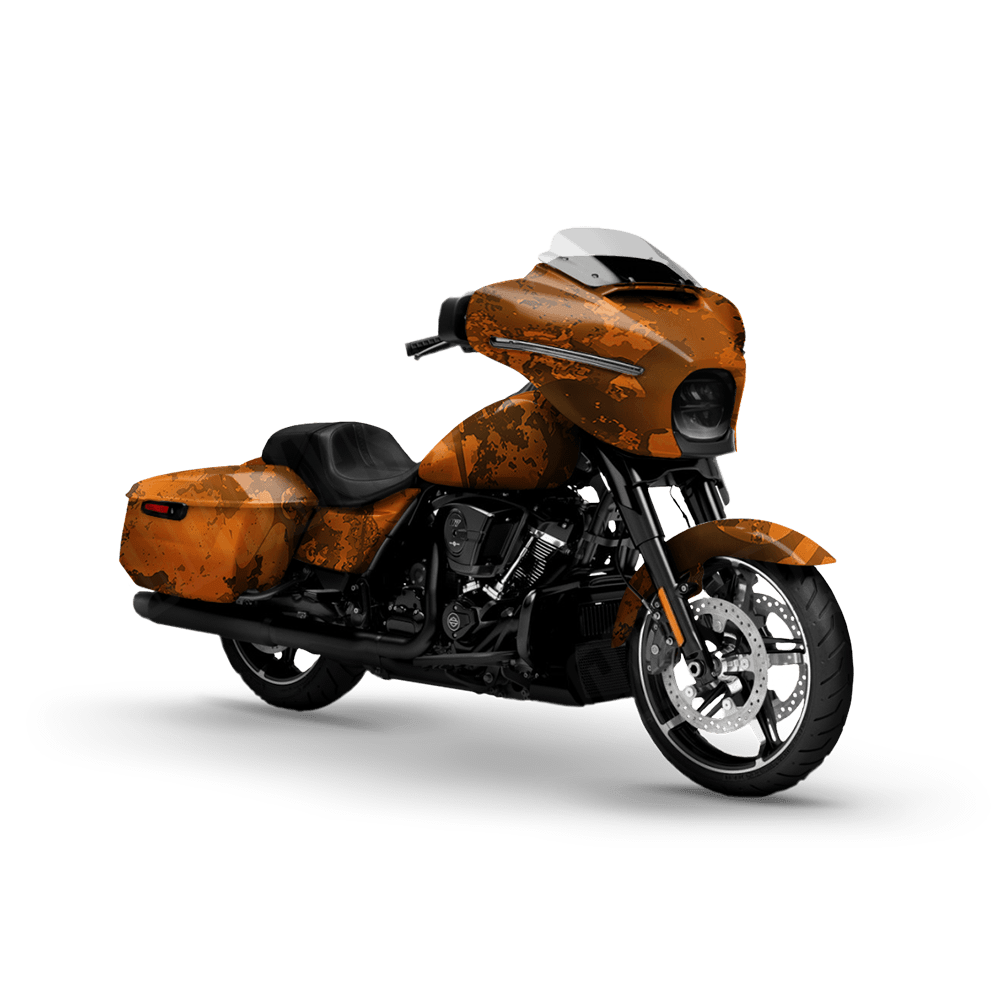 Veil Stoke Blaze Motorcycle Camo Vinyl Wrap