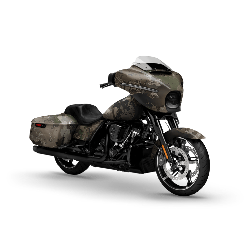 Veil Stoke Flat Motorcycle Camo Vinyl Wrap