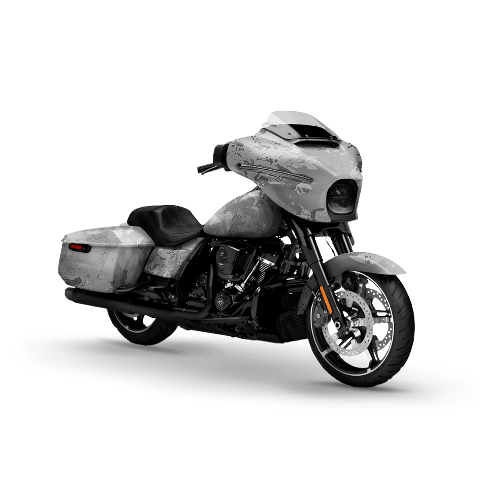 Veil Stoke Whiteout Motorcycle Camo Vinyl Wrap