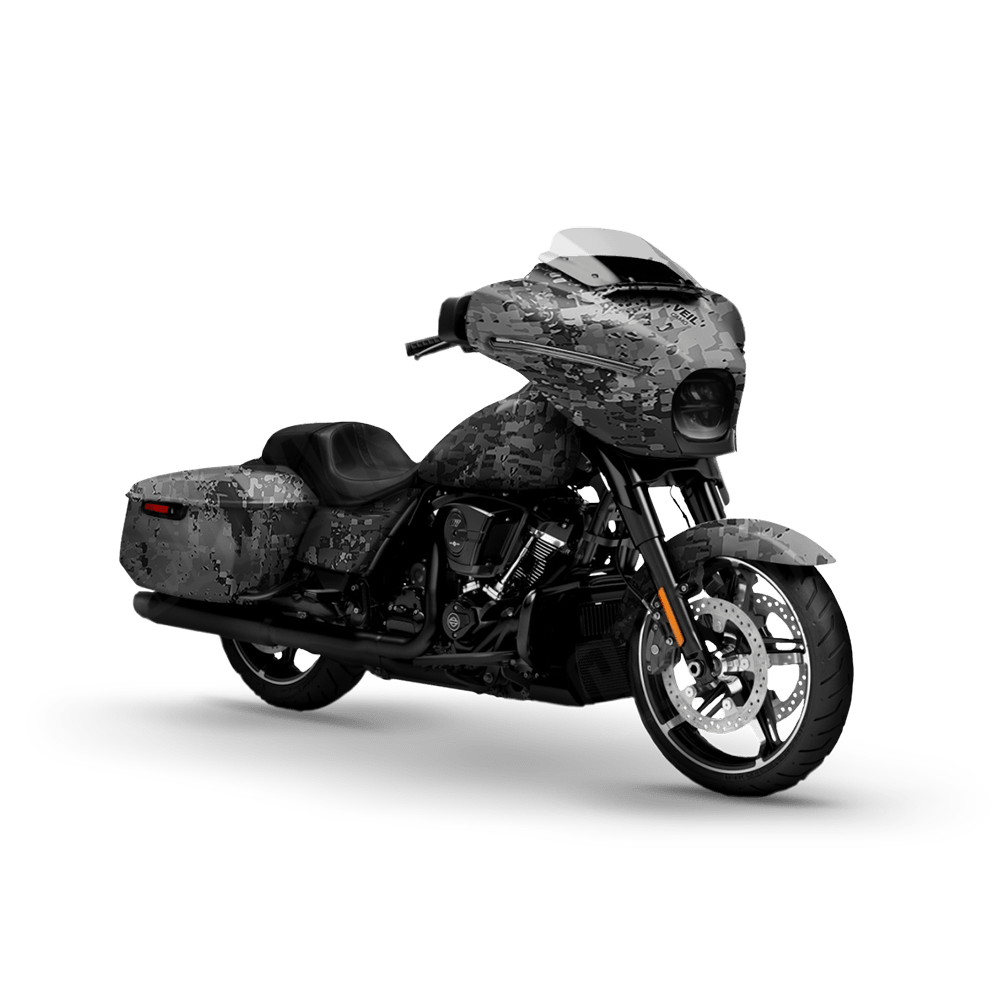 Veil Stryk Flat Motorcycle Camo Vinyl Wrap