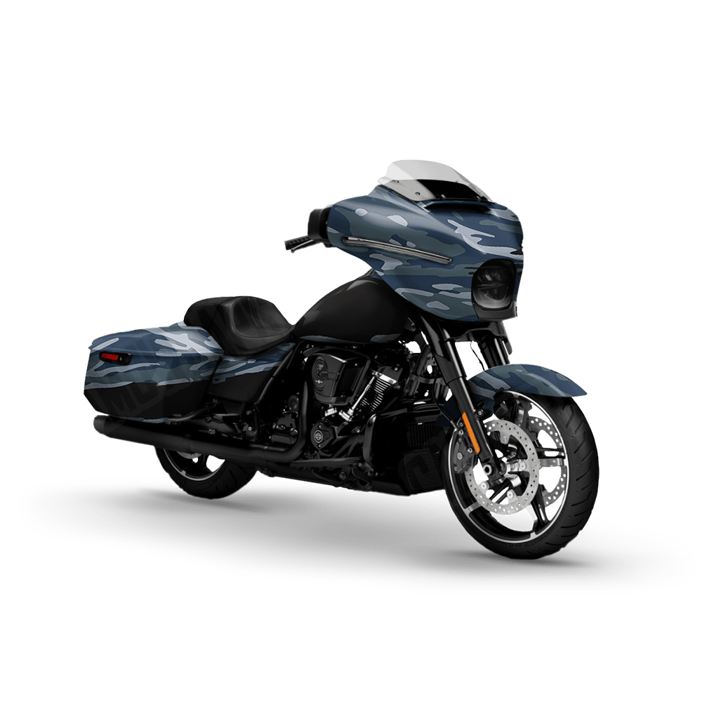 Vietnam Tiger Stripe Navy Motorcycle Camo Vinyl Wrap